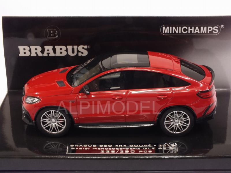 Brabus 850 4x4 Coupe (Mercedes GLE 63S) 2016 (Red) - minichamps