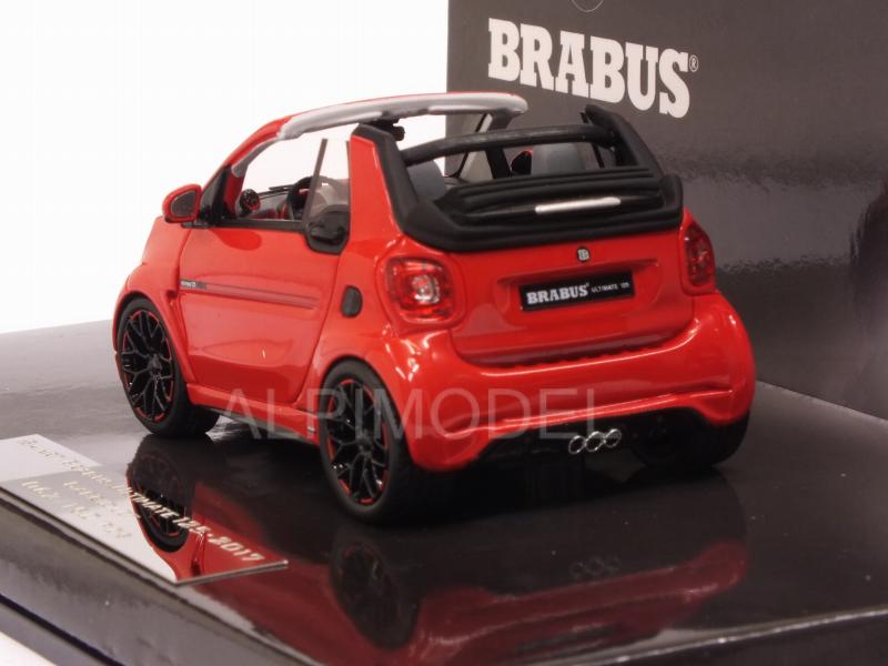 Smart Brabus Ultimate 125 Cabriolet 2017 (Red) - minichamps