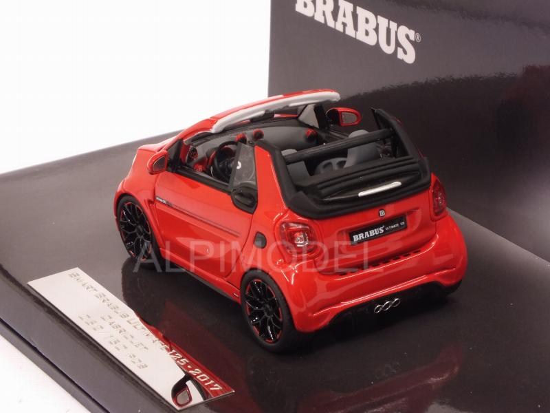 Smart Brabus Ultimate 125 Cabriolet 2017 (Red) - minichamps