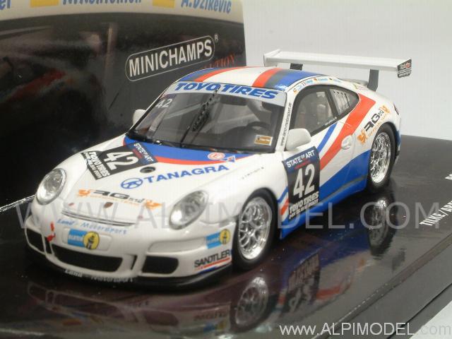 Porsche 997 GT3 Tilke Abergel Winners 24h Dubai 2009 - minichamps
