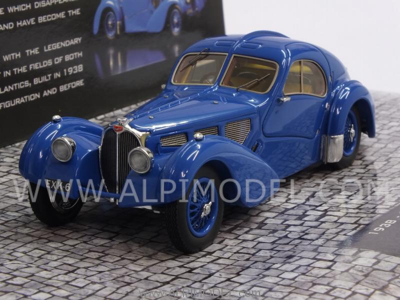 Bugatti Type 57SC Atlantic 1938 (Blue) - minichamps