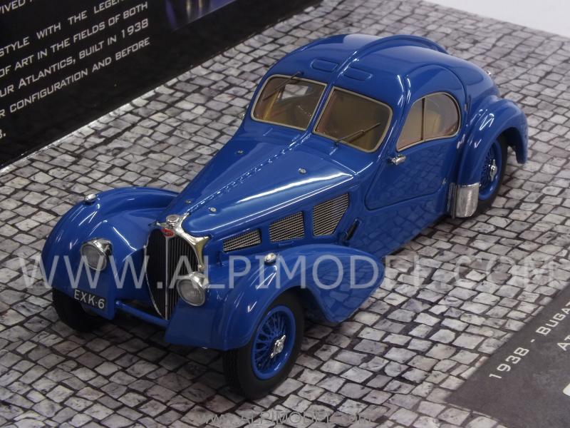 Bugatti Type 57SC Atlantic 1938 (Blue) - minichamps