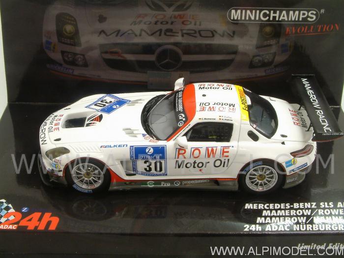 Mercedes SLS AMG GT3 #30 Nurburgring 2011  Mamerow - Hahne - Kaffer by minichamps