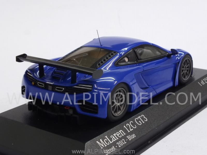 McLaren MP4/12C GT3 Street 2012 (Blue) - minichamps