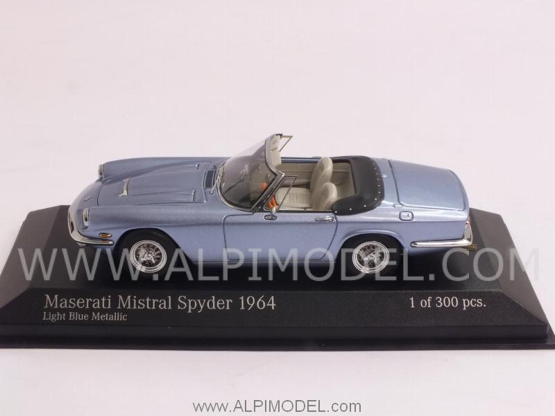 Maserati Mistral Spyder 1964 (Light Blue Metallic) - minichamps