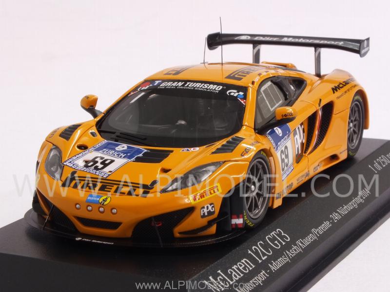 McLaren 12C GT3 Doerr Motorsport 24h Nurburgring 2014 Adams - Asch - Klasen - Parente by minichamps