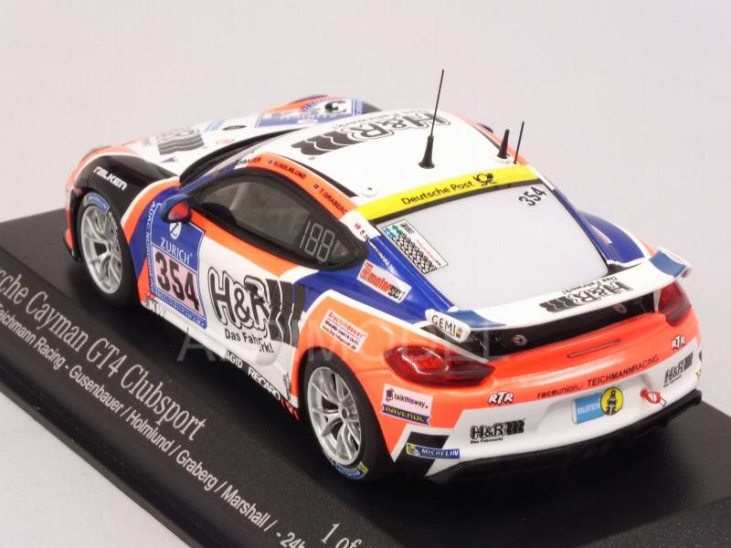 Porsche Cayman GT4 #354 Nurburgring 2016 Gusenbauer - Holmlund - Graberg - Marshall - minichamps