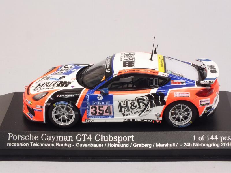 Porsche Cayman GT4 #354 Nurburgring 2016 Gusenbauer - Holmlund - Graberg - Marshall - minichamps