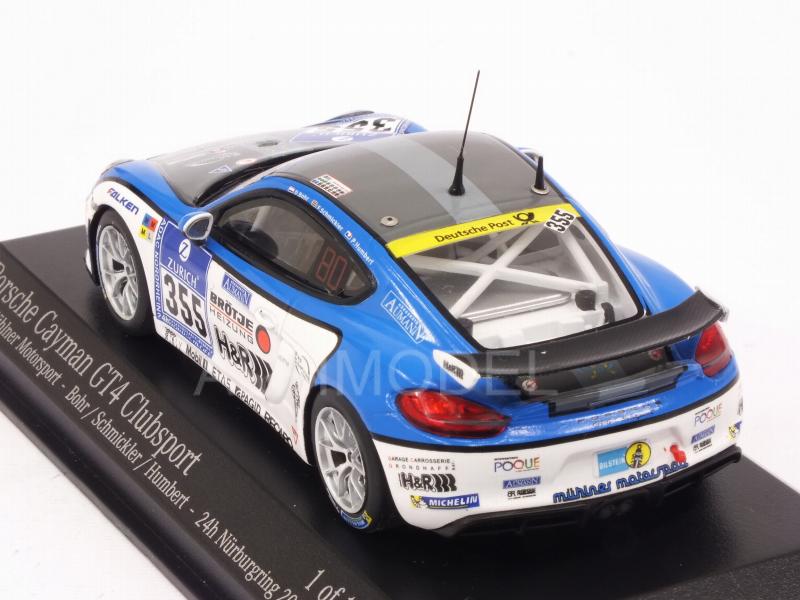 Porsche Cayman GT4 #355 Nurburgring 2016 Bohr - Schmickler - Humbert - minichamps