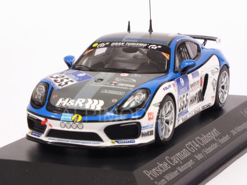 Porsche Cayman GT4 #355 Nurburgring 2016 Bohr - Schmickler - Humbert by minichamps