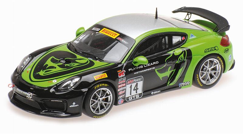 Porsche Cayman GT4 Clubsport Mr Nate Stacy Pirelli World Challenges GTS 2017 by minichamps
