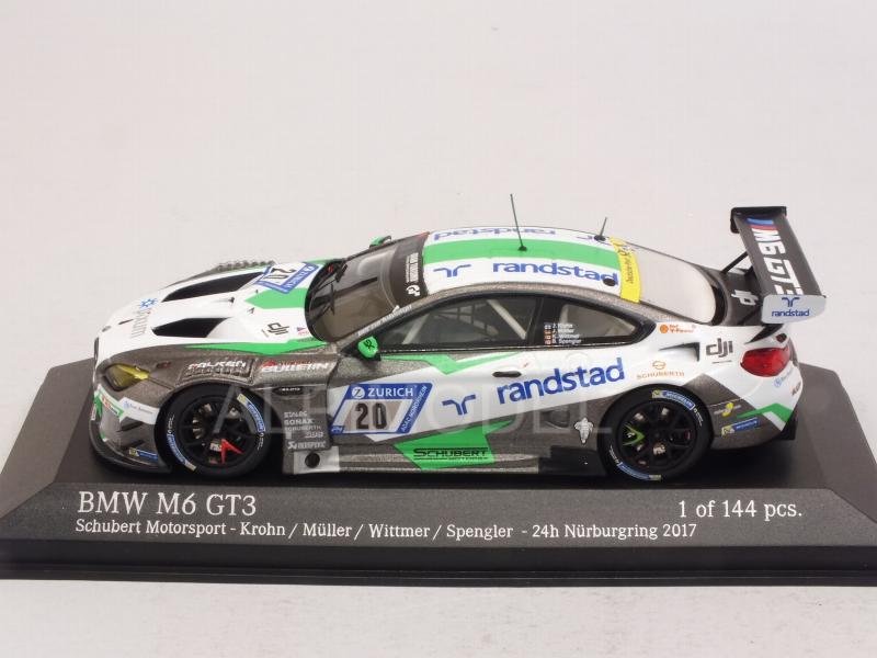 BMW M6 GT3 #20 Nurburgring 2017 Muller -Spengler - Krohn - Wittmer - minichamps
