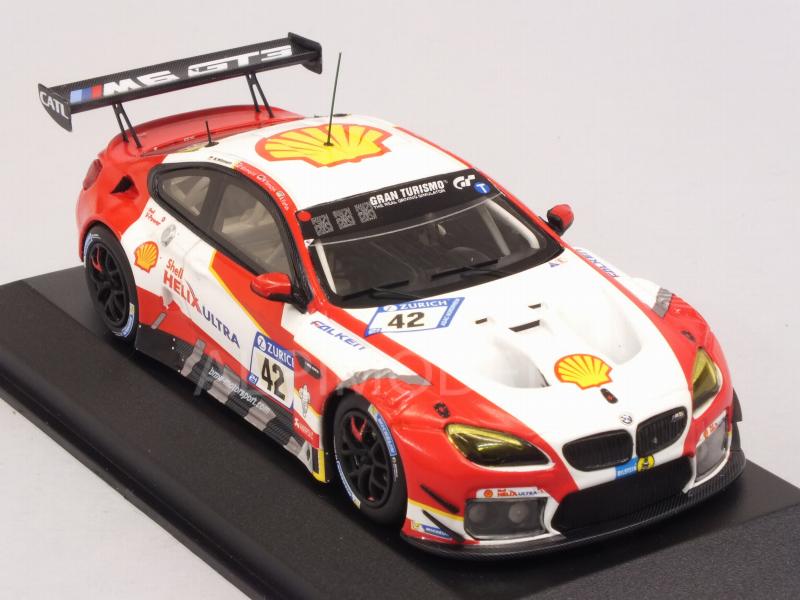 BMW M6 GT3 Team Schnitzer #42 Nurburgring 2017 Wittmann - Blomqvist - Tomczyk - Farfus - minichamps