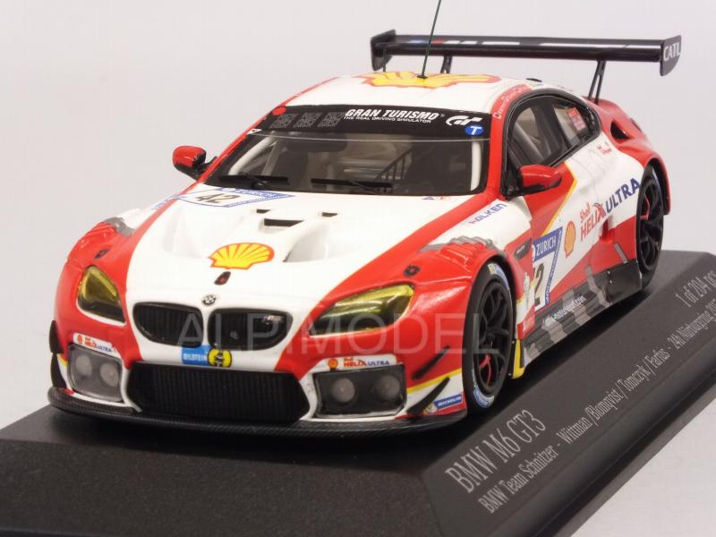 BMW M6 GT3 Team Schnitzer #42 Nurburgring 2017 Wittmann - Blomqvist - Tomczyk - Farfus by minichamps