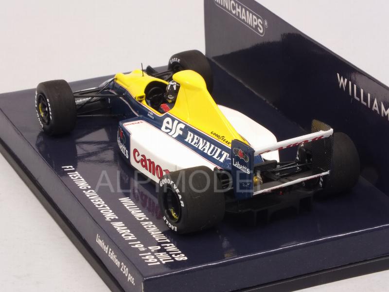 Williams FW13B Renault F1 Testing Silverstone 1991 Damon Hill  (HQ Resin) - minichamps