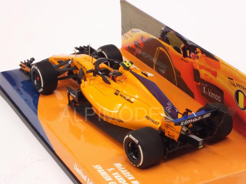 McLaren MCL33 #2 GP Spain 2018  Stoffel Vandoorne - minichamps