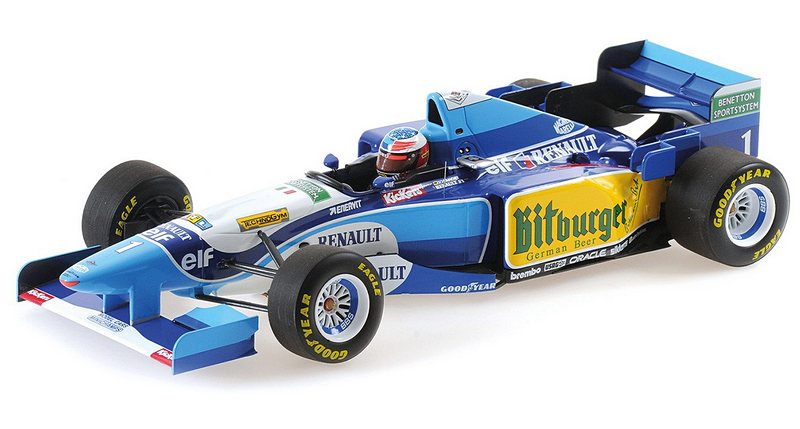 Benetton B195 Winner GP Belgium 1995 Michael Schumacher Winner Belgian Gp World Champion by minichamps