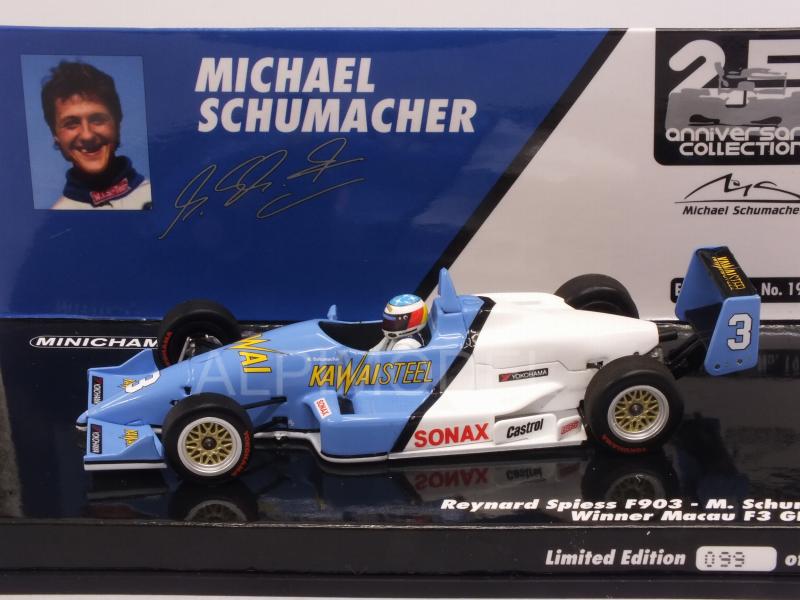 Reynard Spiess F903 #3 Winner GP Macau 1990 Michael Schumacher - minichamps