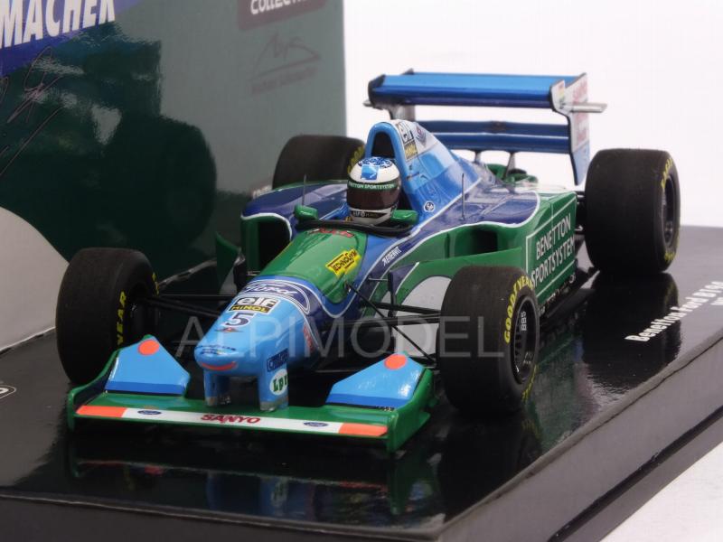 Schumacher Benetton b194 #5 vincitore Canada f1 Weltmeister 1994 1:18 Minichamps M 