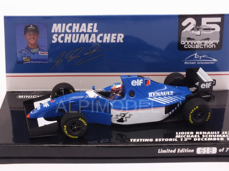Ligier JS39B Renault Test Estoril 1994 Michael Schumacher - minichamps