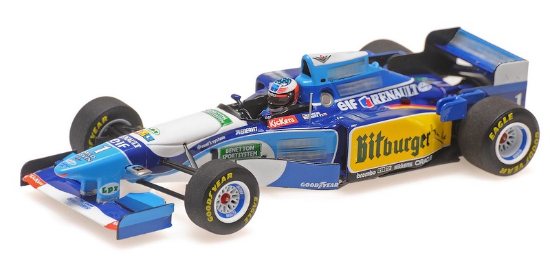 Benetton B195 Winner GP Brasil 1995 Michael Schumacher World Champion by minichamps