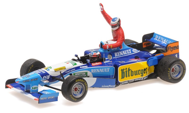 Benetton B195 Renault #1 GP Canada 1995 Michael Schumacher and Jean Alesi by minichamps