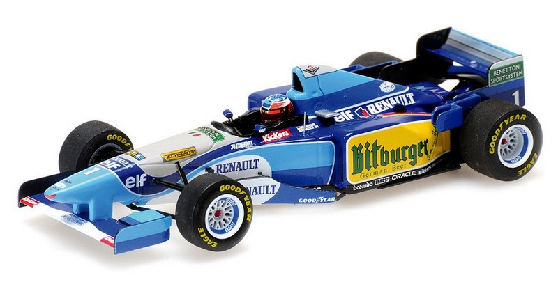 Benetton B195 Renault #1 Winner GP Pacific(Japan) 1995 Michael Schumacher World Champion by minichamps