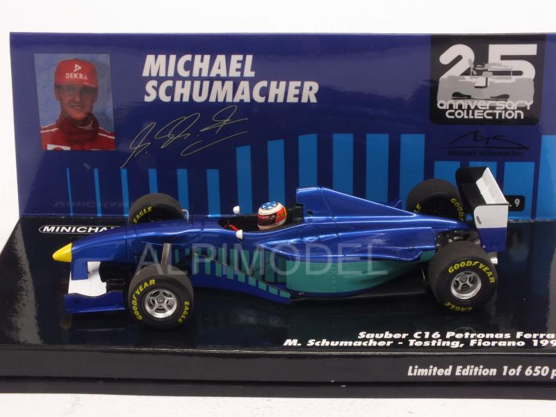 Sauber Ferrari C16 Michael Schumacher Testing Fiorano MINICHAMPS 1:43 517974399 
