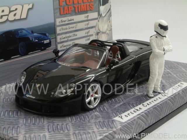 Porsche Carrera GT 'Top Gear' with 'The Stig' figurine - minichamps