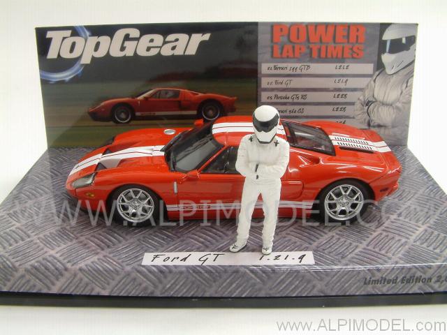 Ford GT 'Top Gear' with 'The Stig' figurine by minichamps