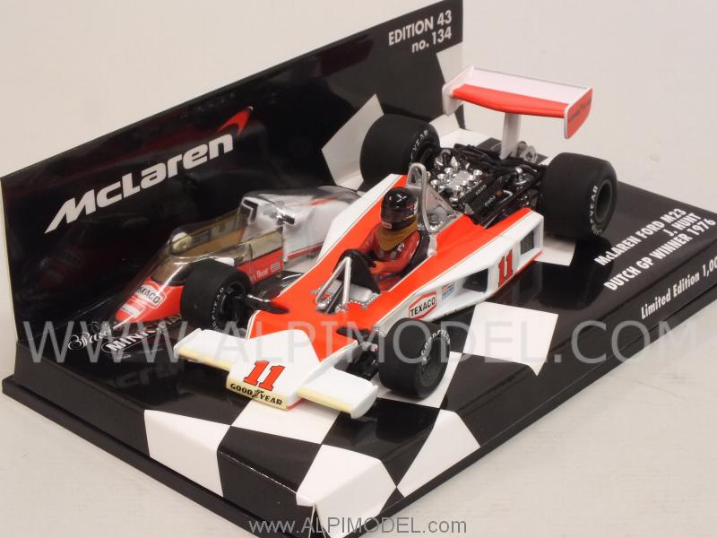 McLaren M23 Ford Winner GP Netherlands 1976 World Champion James Hunt - minichamps