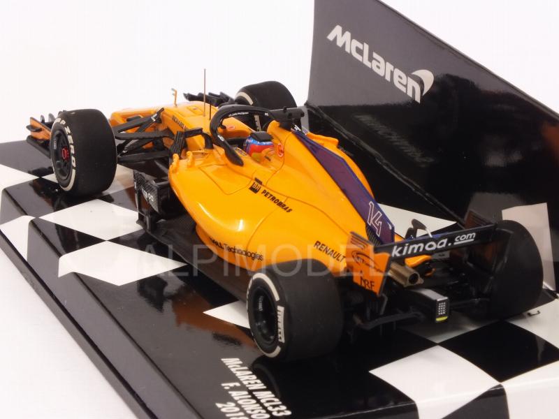 MINICHAMPS 537184314 McLaren MCL33 F Alonso 2018 Résine 1:43