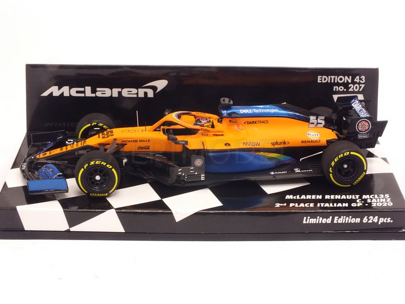 McLaren MCL35 Renault #55 GP Italy 2020 Carlos Sainz - minichamps