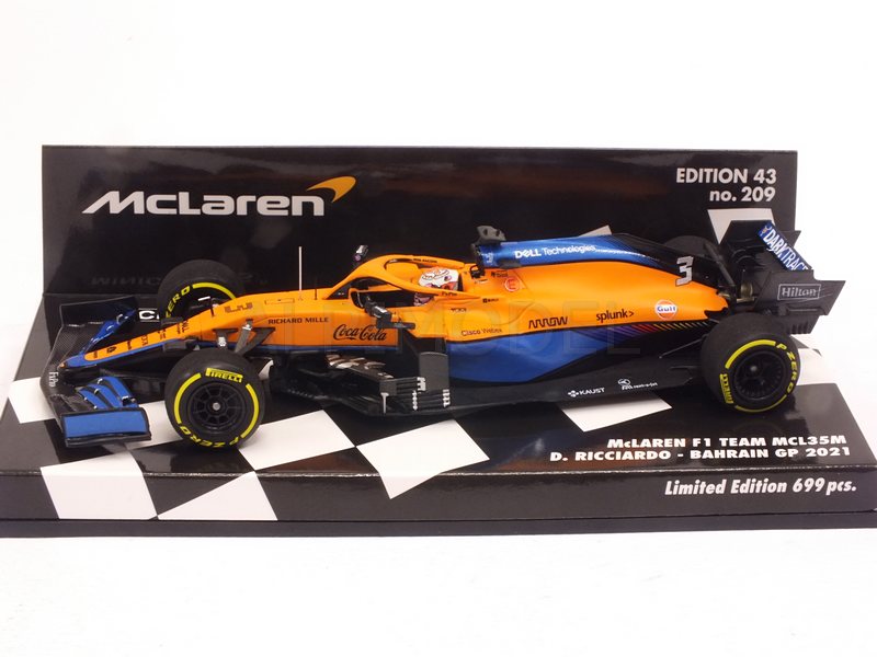 McLaren MCL35M #3 GP Bahrain 2021 Daniel Ricciardo - minichamps