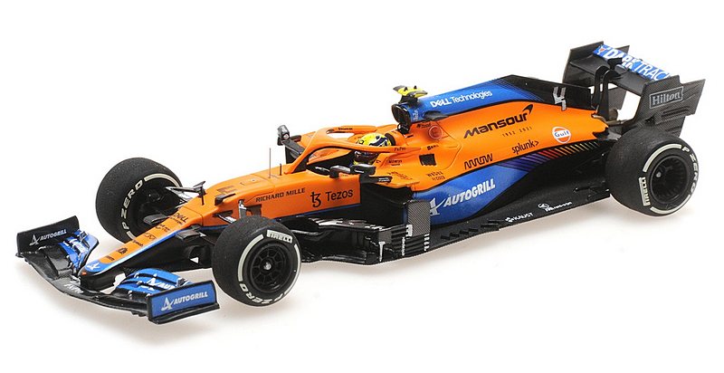 McLaren MCL35M #4 GP France 2021 Lando Norris by minichamps