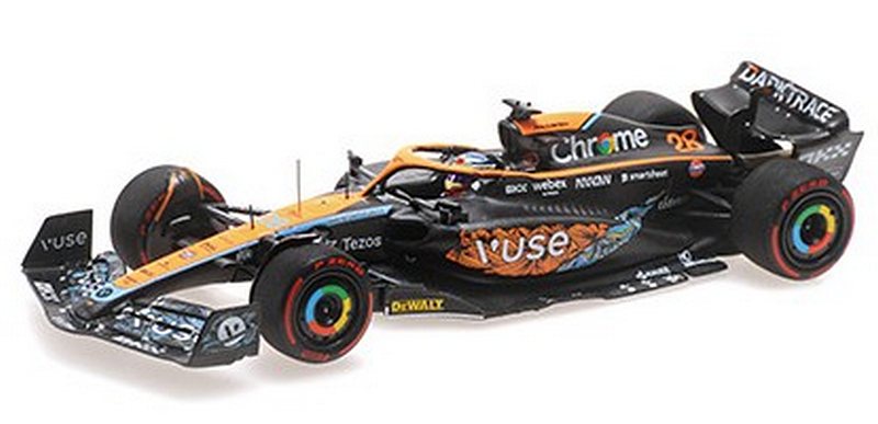 McLaren MCL36 #28 Test GP Abu Dhabi 2022 Oscar Piastri by minichamps