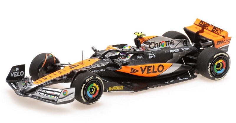 McLaren MCL60 #4 British GP 2023 Lando Norris by minichamps