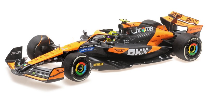 McLaren MCL38 #4 Winner GP Miami 2024 Lando Norris by minichamps