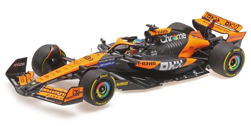 McLaren MCL38 #81 GP Hungary 2024 Oscar Piastri First Win by minichamps