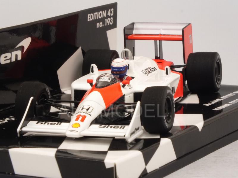McLaren MP4/4 Honda #11 Winner GP Brasil 1988 Alain Prost by minichamps