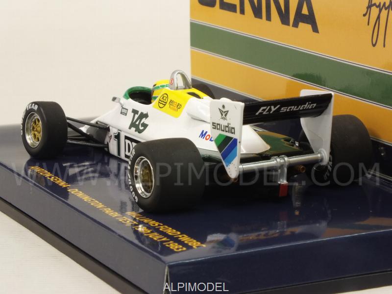 Williams FW08C Ford Donington Park Test 19th July 1983 Ayrton Senna - minichamps