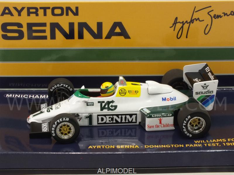 Williams FW08C Ford Donington Park Test 19th July 1983 Ayrton Senna - minichamps