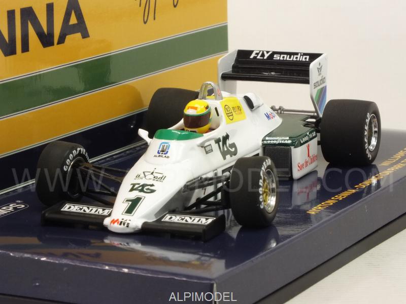Williams FW08C Ford Donington Park Test 19th July 1983 Ayrton Senna by minichamps