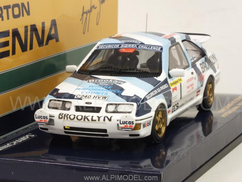 Ford Sierra RS Cosworth #1 Rally Test 1986 Ayrton Senna Collection by minichamps