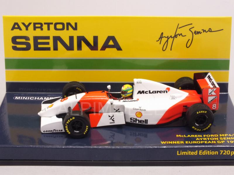 McLaren MP4/8 Ford #8 Winner GP Europa 1993 Ayrton Senna - minichamps
