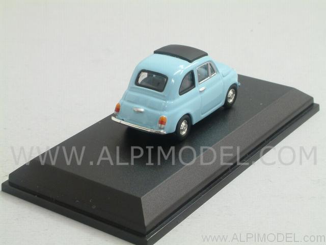 Fiat 500 L 1968 (Light Blue)  (1/64 scale) - minichamps