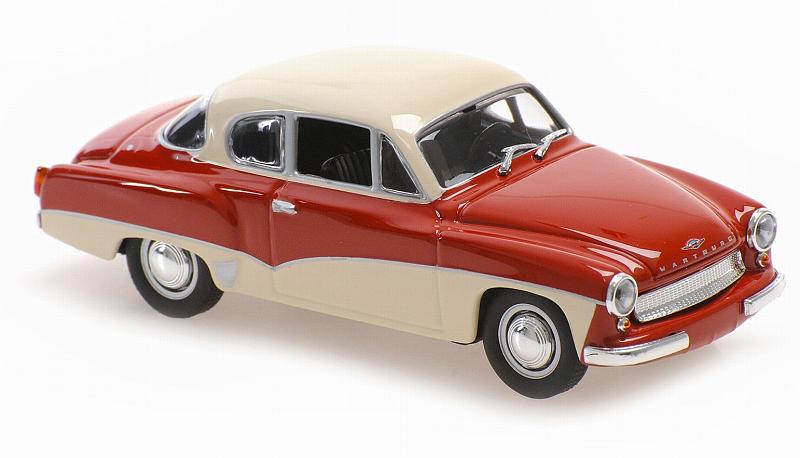 Wartburg A311 Coupe (Red/White) 1958  'Maxichamps' Edition by minichamps