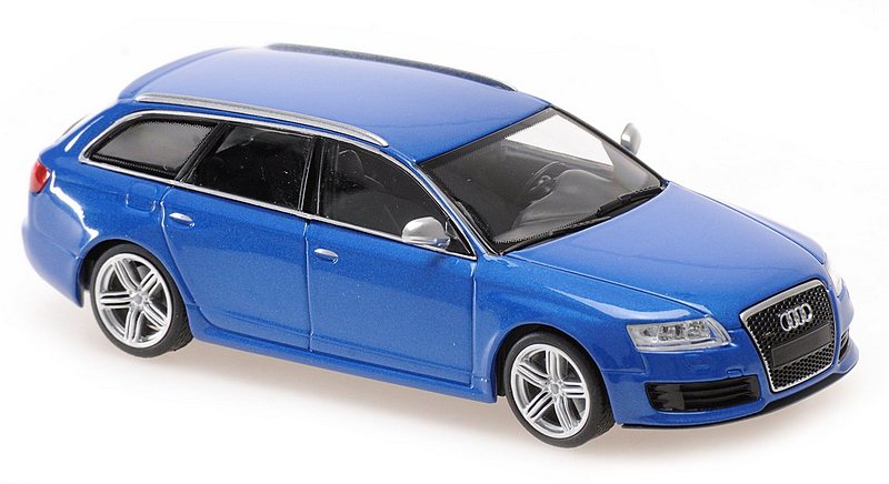 Audi RS6 Avant 2007 (Blue Metallic)  'Maxichamps' Edition by minichamps