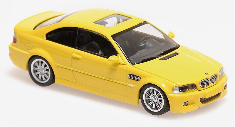 BMW M3 (E46) Coupe 2001 (Yellow)  'Maxichamps' Edition by minichamps