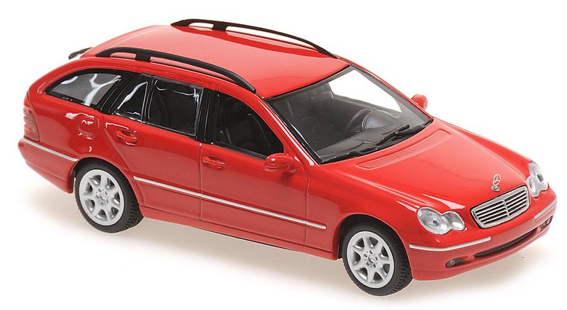 Mercedes C-Class T-Model (S203) 2001 (Red) 'Maxichamps' Edition by minichamps